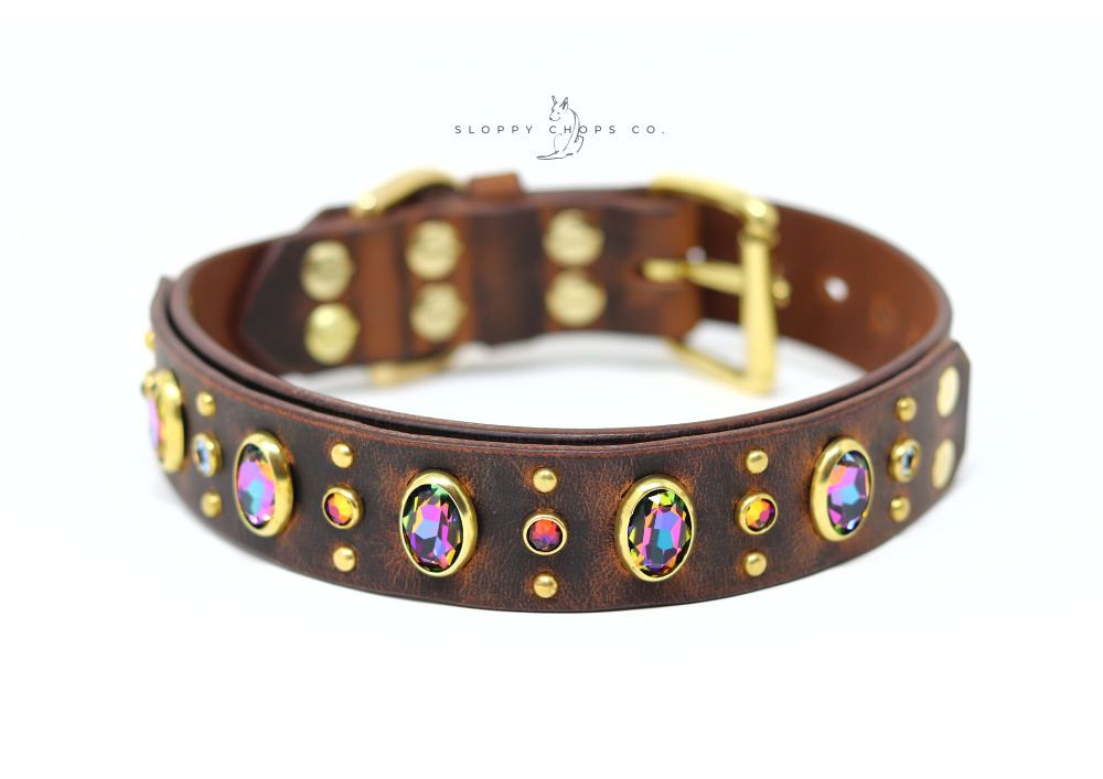 The 'Aurora' Leather Collar (1.25