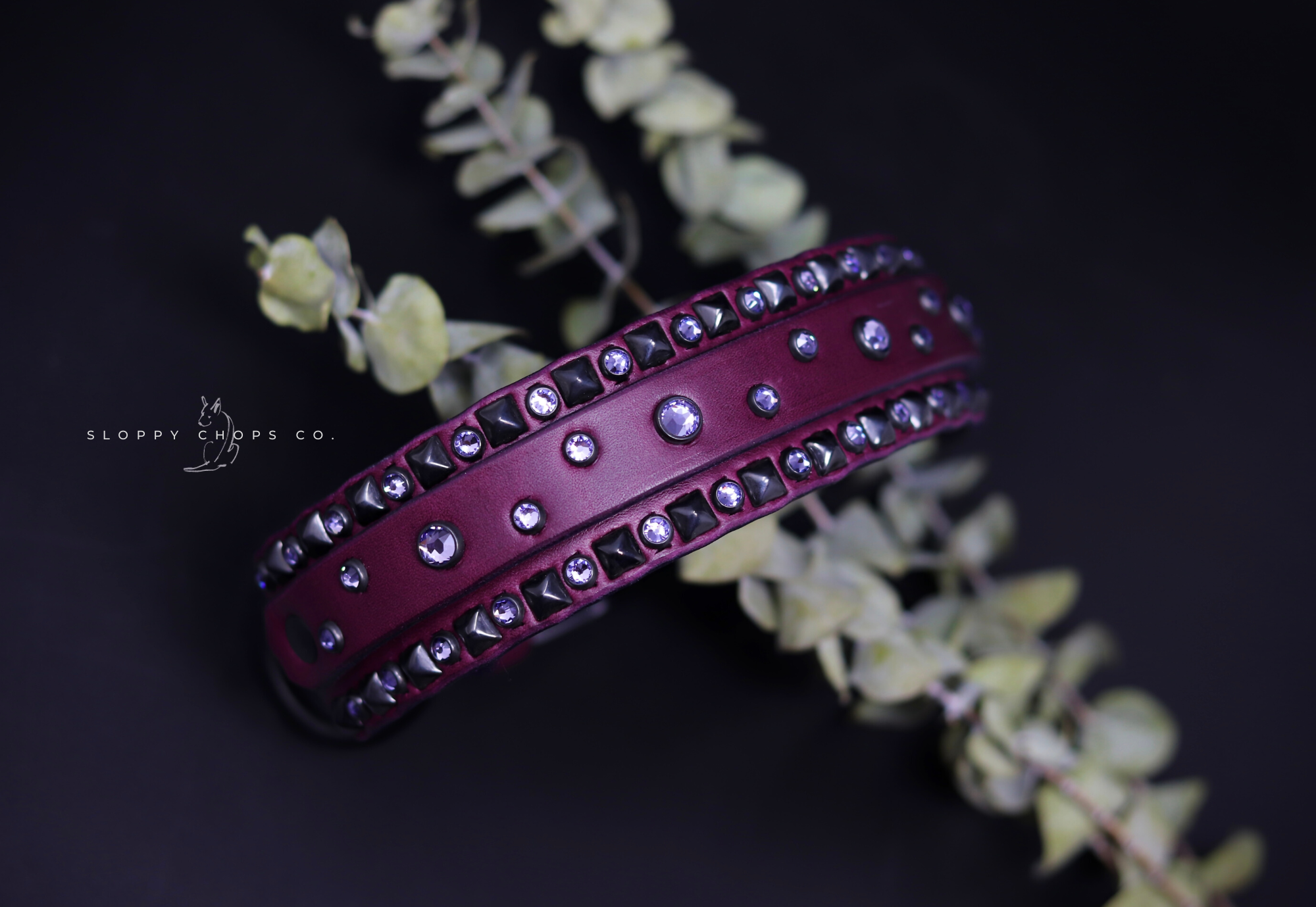 The 'Bijou' Leather Collar (1