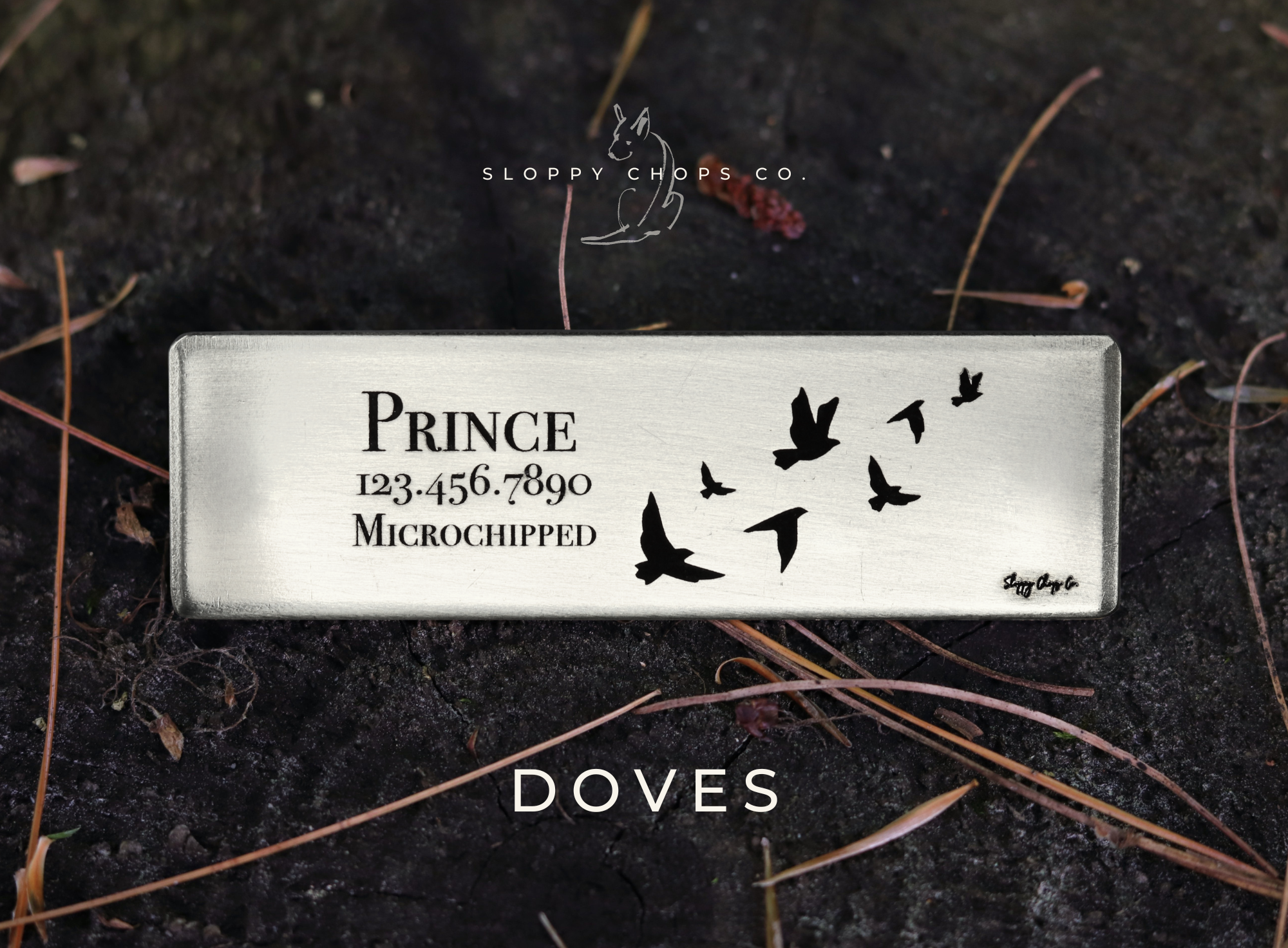 Designer Rivet-On Tag