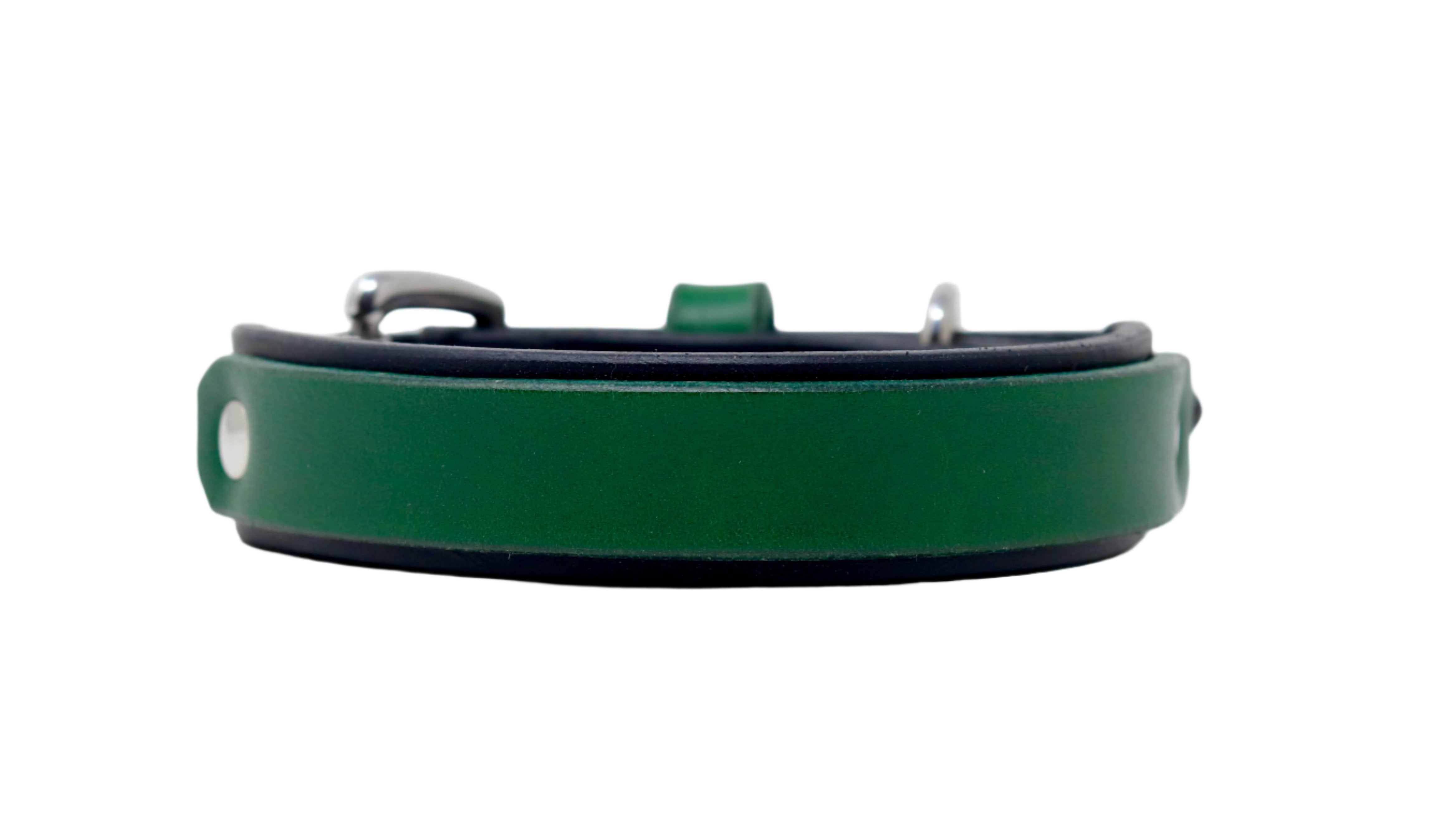 Two Color Leather Collar (11-13.5