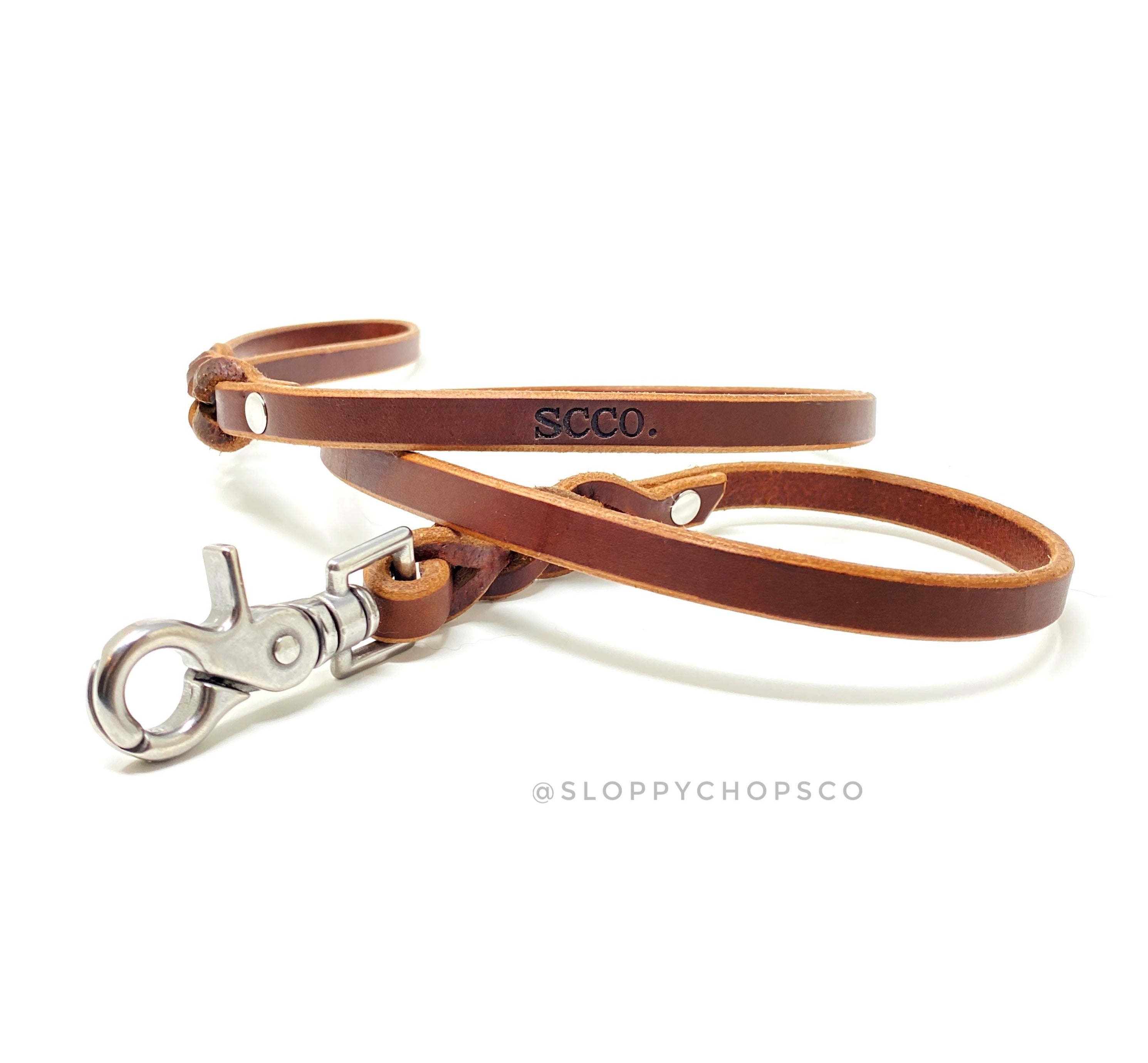 Leather Leash (WHOLESALE - CASE OF 6)