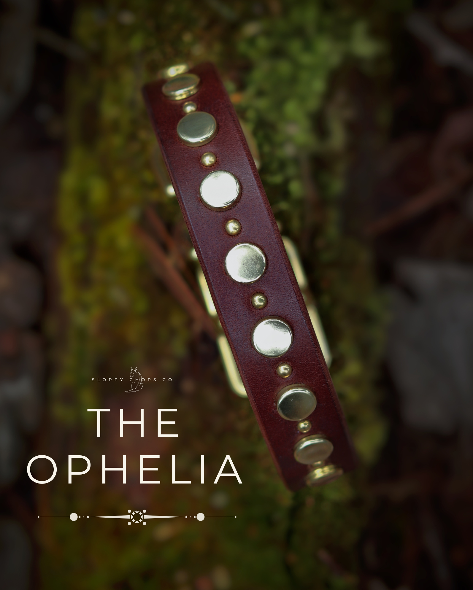 The 'Ophelia' Leather Collar (1