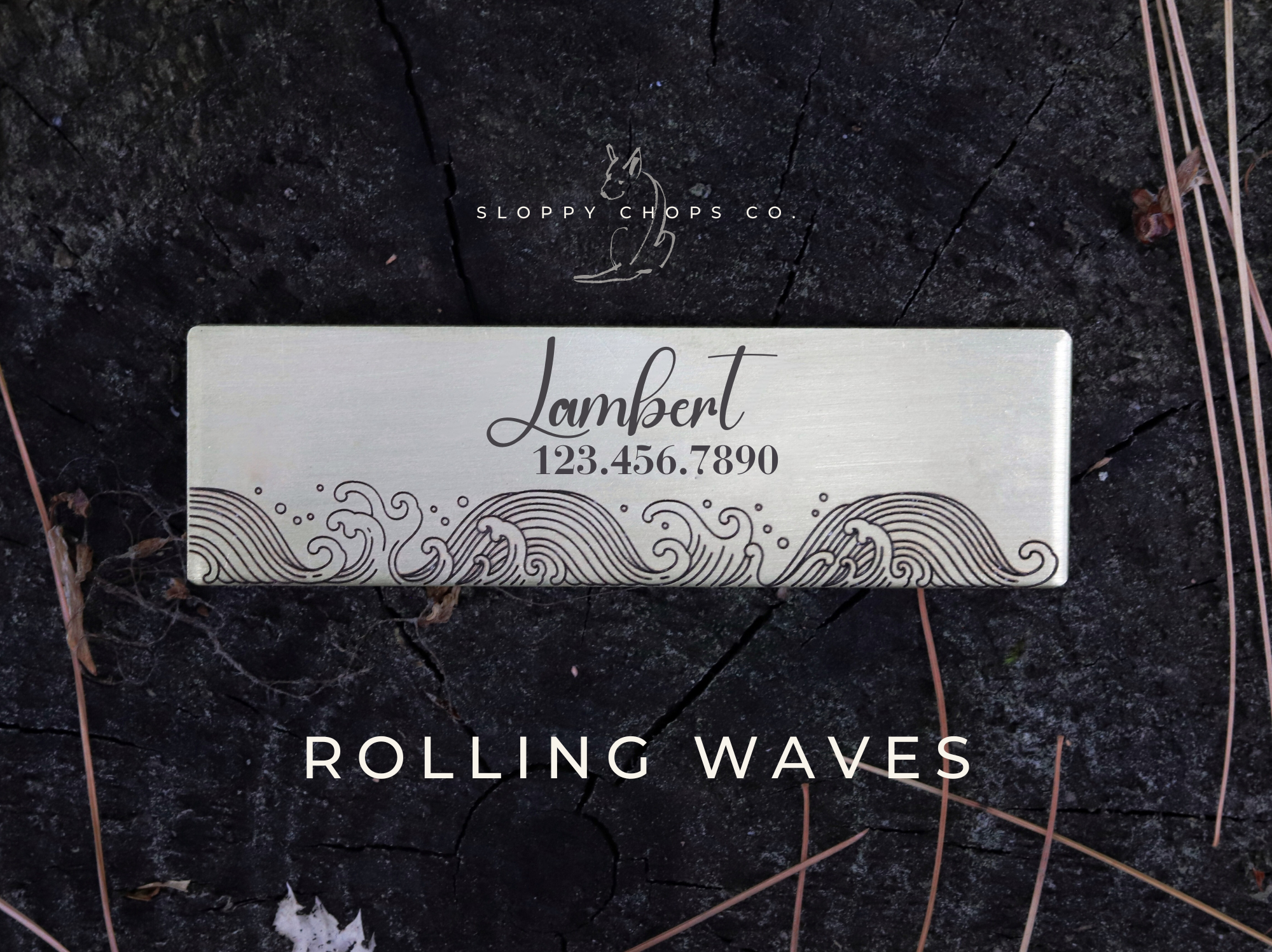 Designer Rivet-On Tag