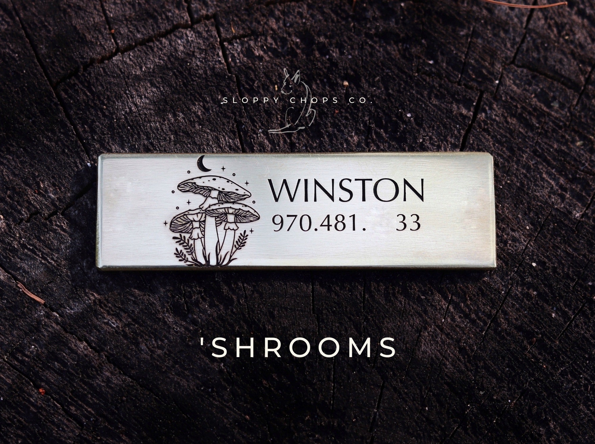 Designer Rivet-On Tag