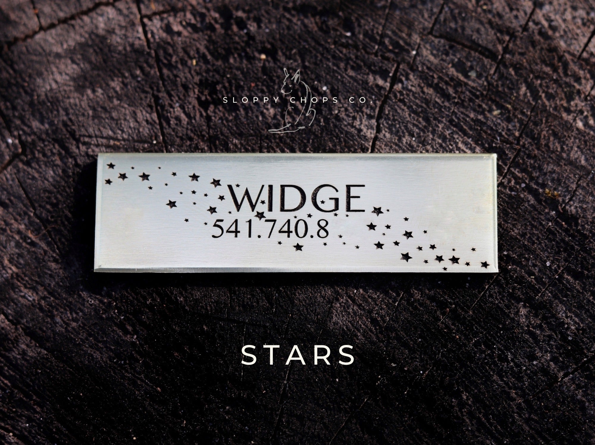 Designer Rivet-On Tag
