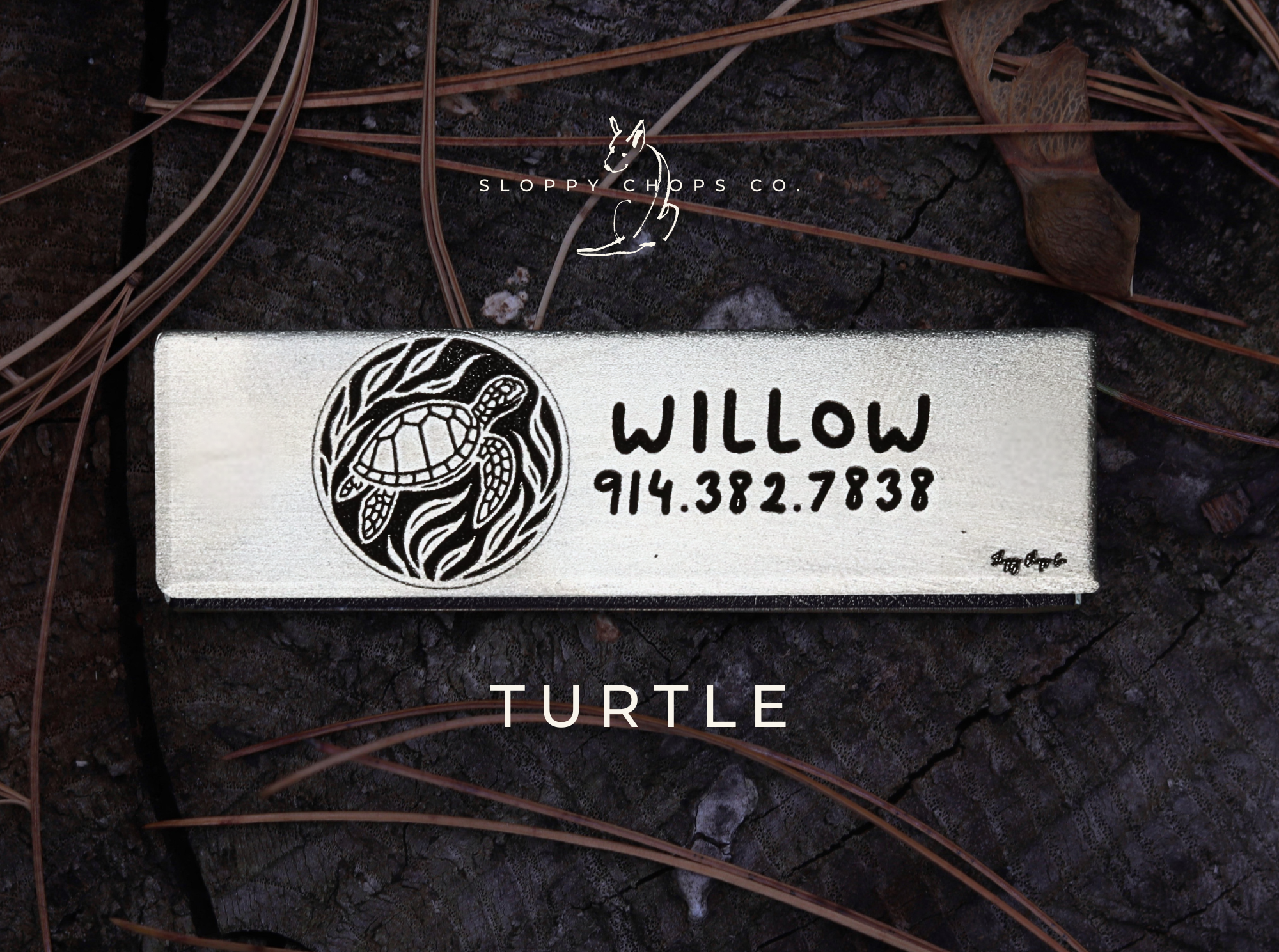 Designer Rivet-On Tag