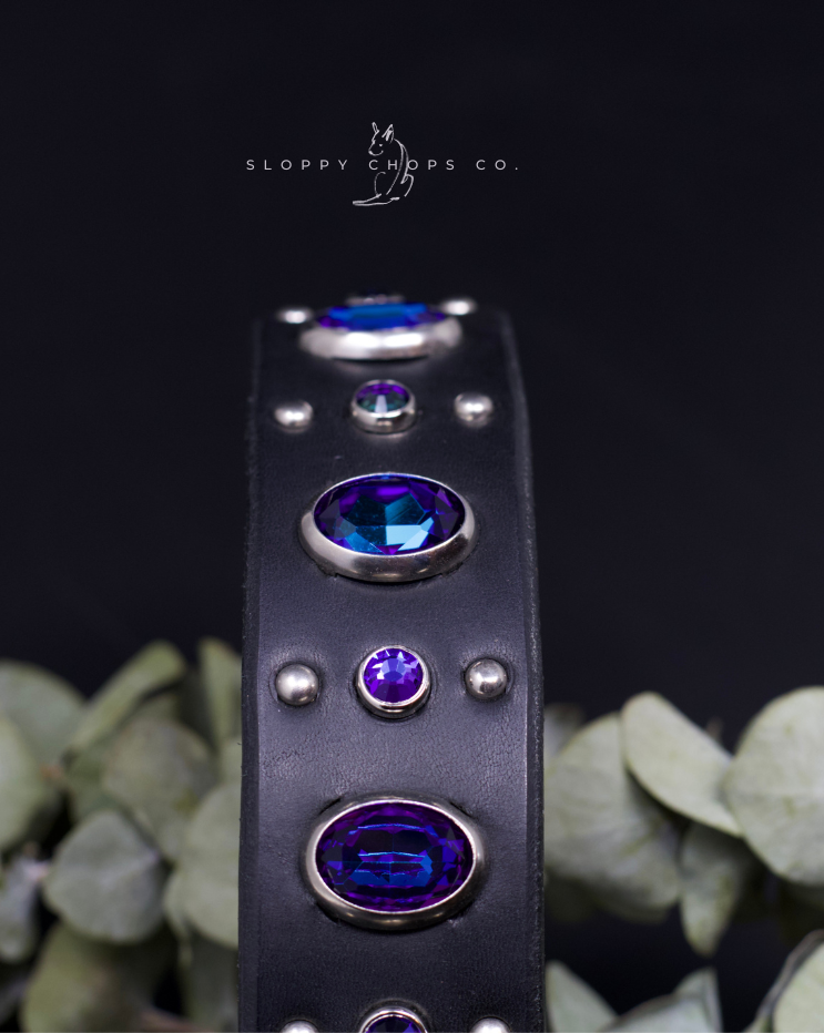 The 'Aurora' Leather Collar (1.25