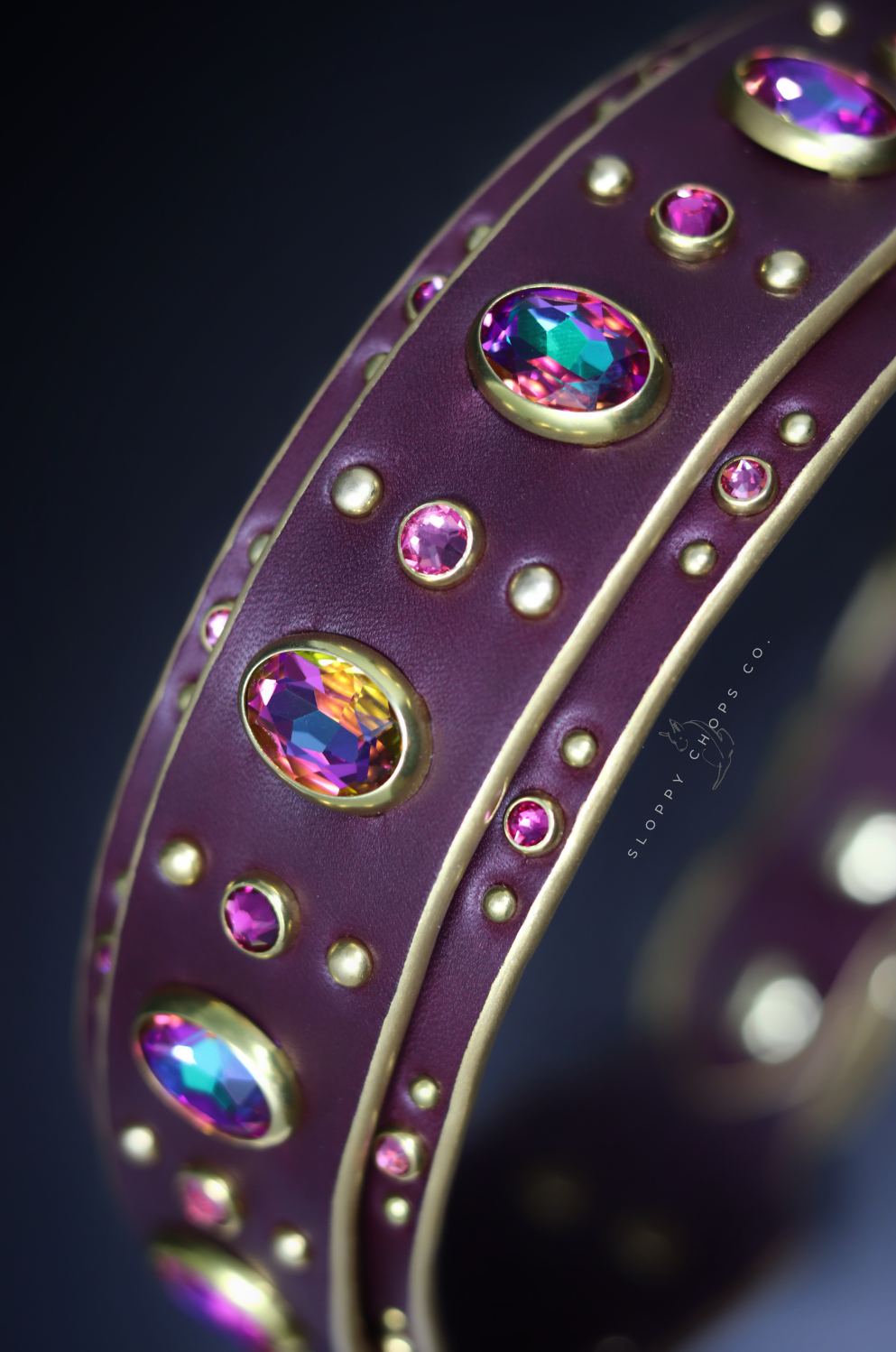The 'Aurora' Leather Collar (1.25