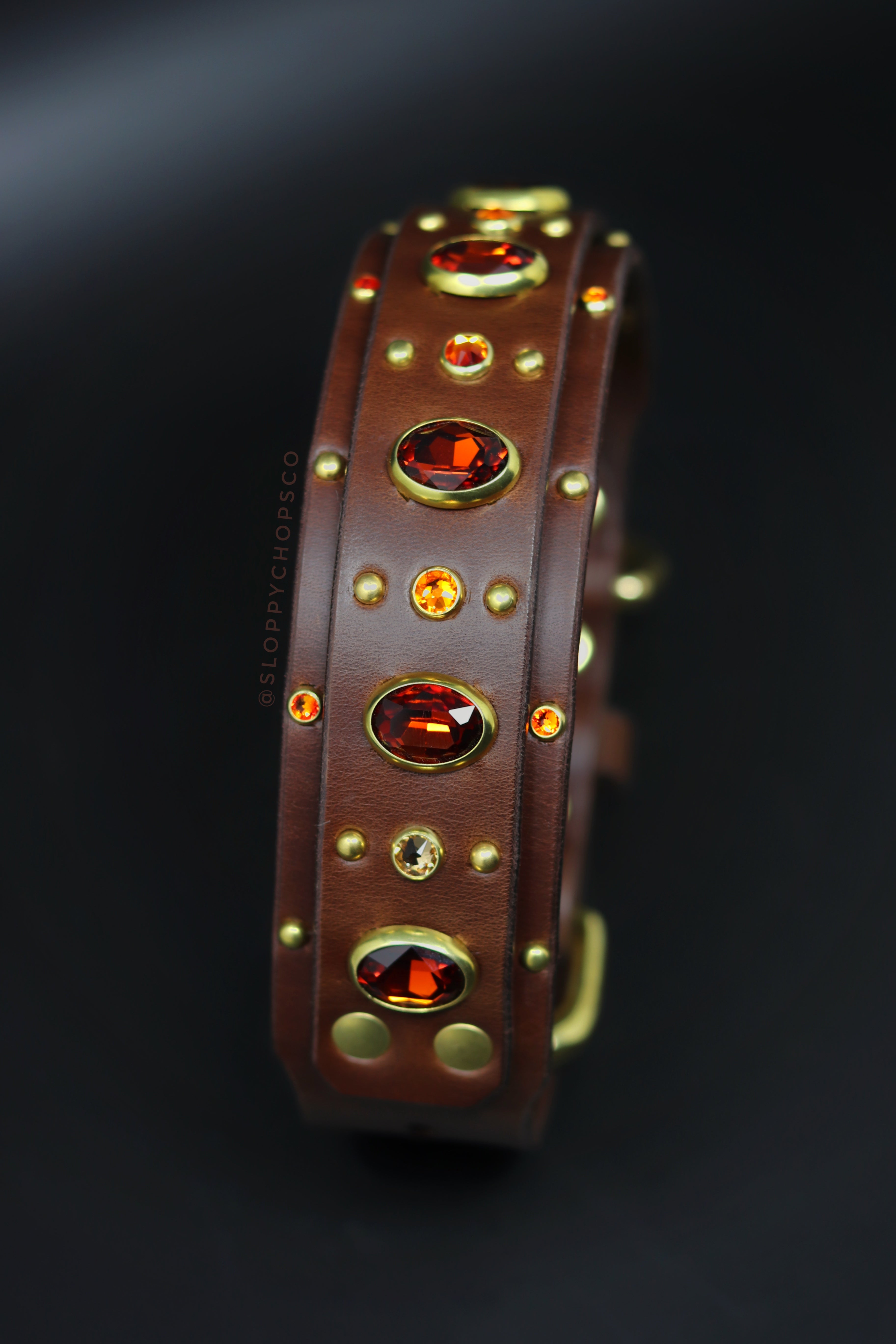 The 'Aurora' Leather Collar (1.25