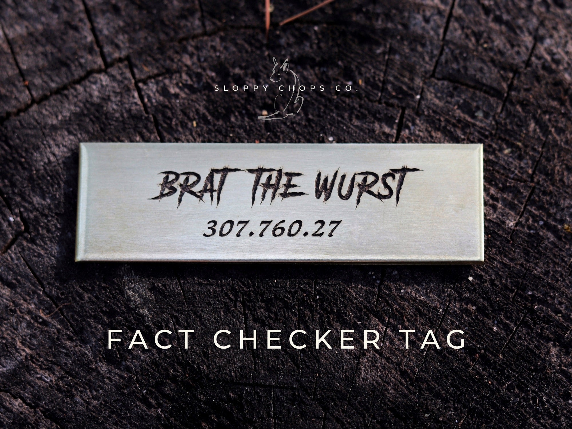 Fact Checker Rivet-On Tag