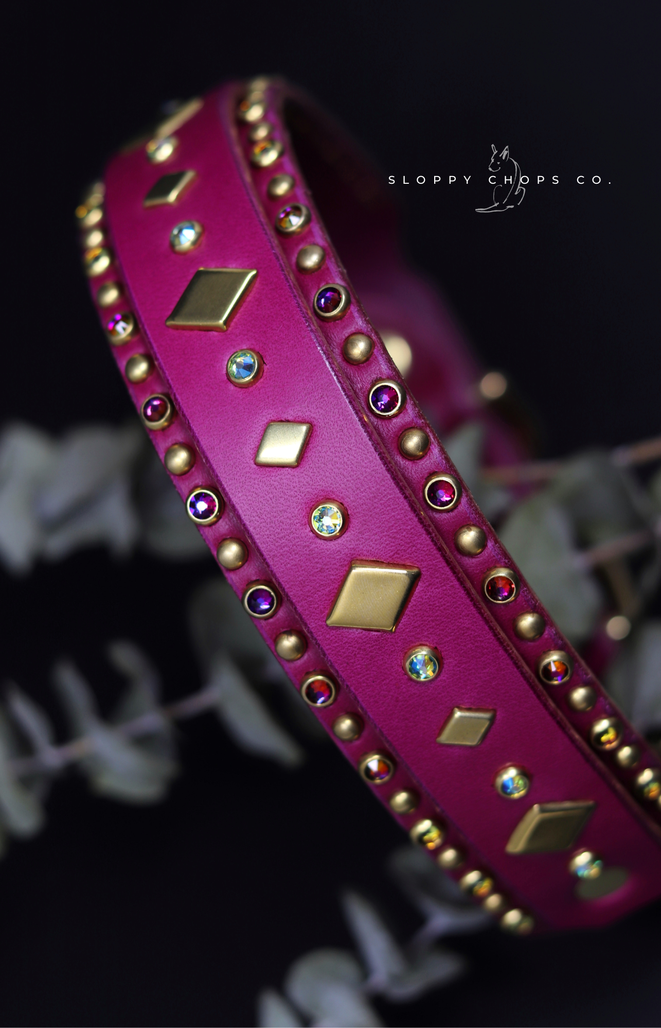 The 'Mantis' Leather Collar (1