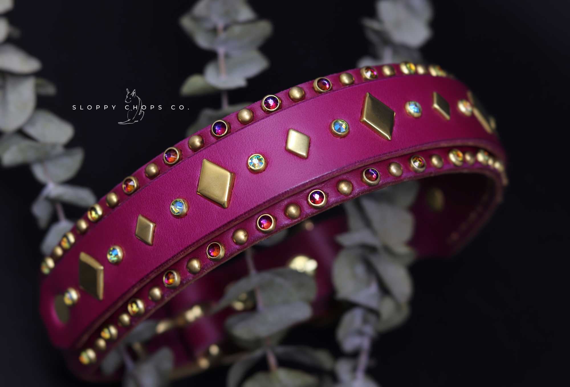 The 'Mantis' Leather Collar (1