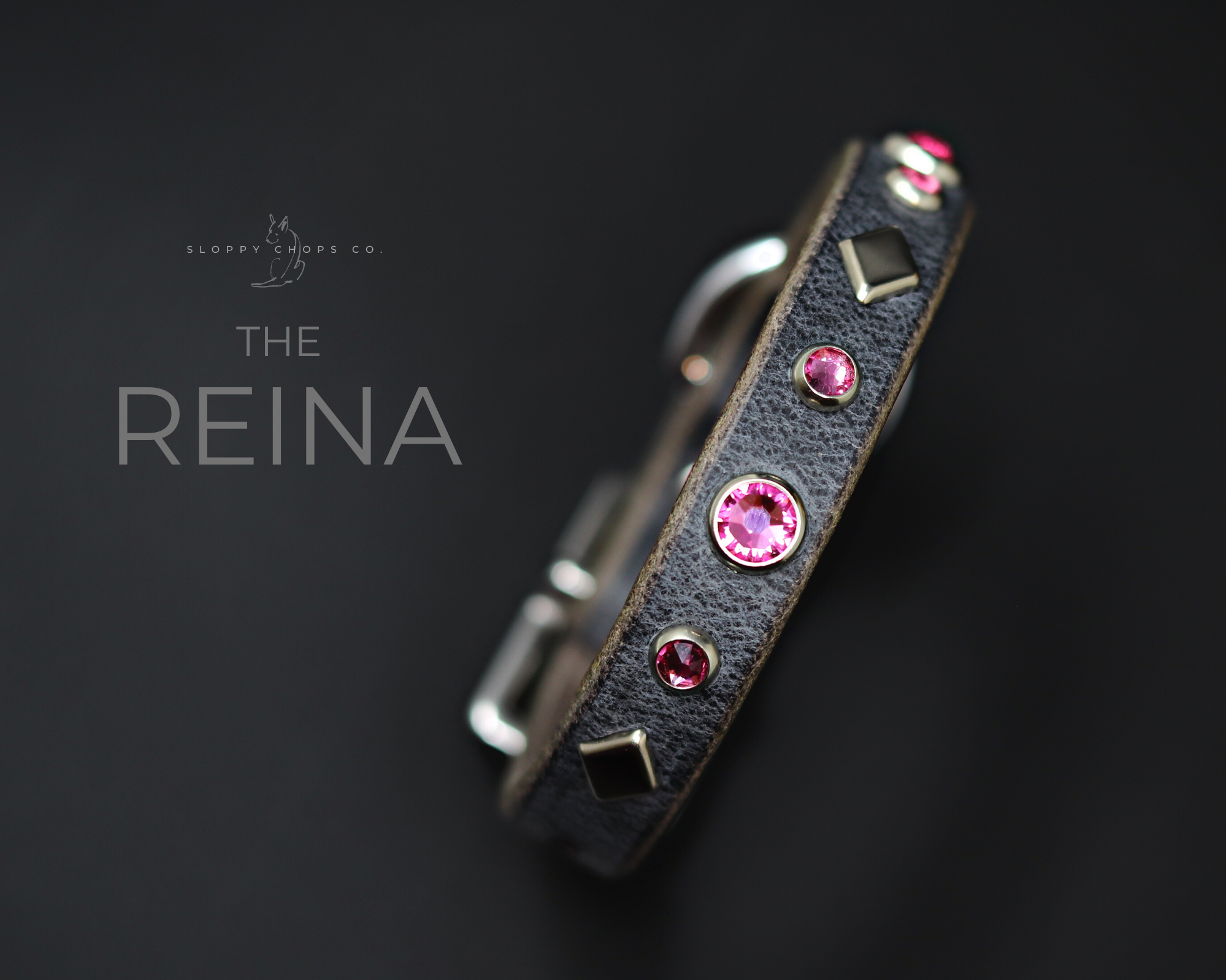 The 'Mini Reina' Leather Collar