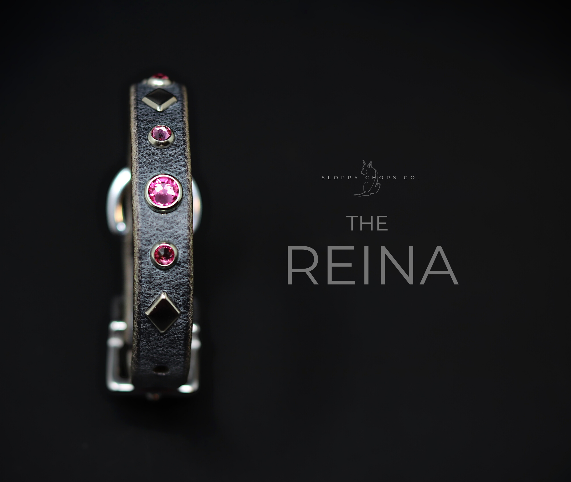 The 'Mini Reina' Leather Collar