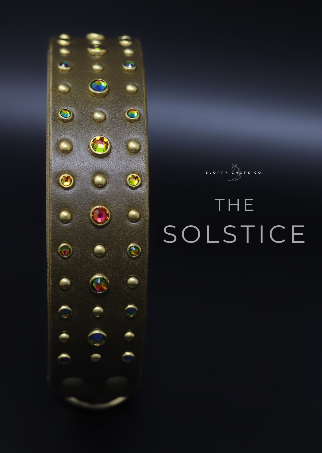 The 'Solstice' Leather Collar (1.5
