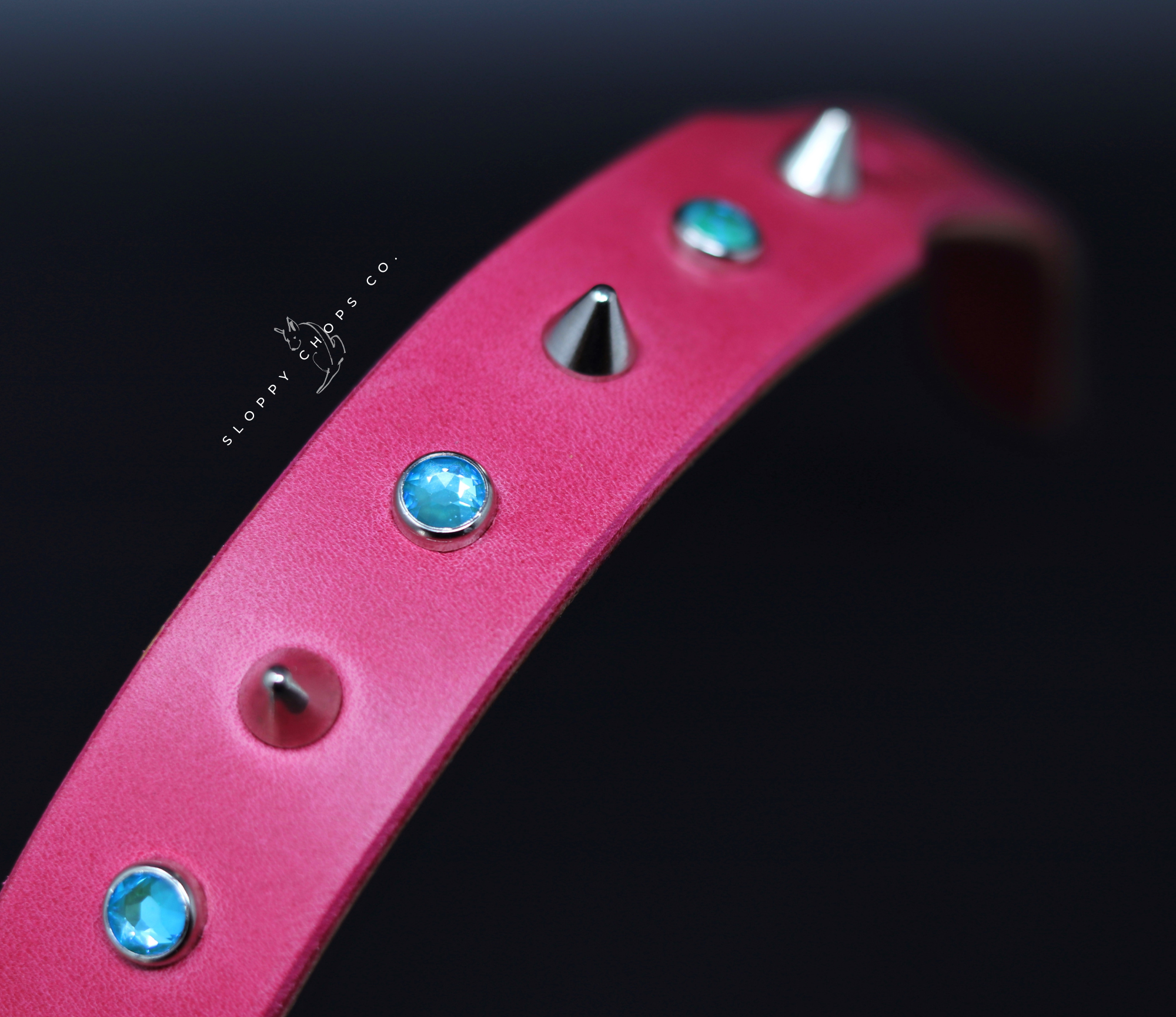 The 'Roses & Thorns' Leather Collar (1