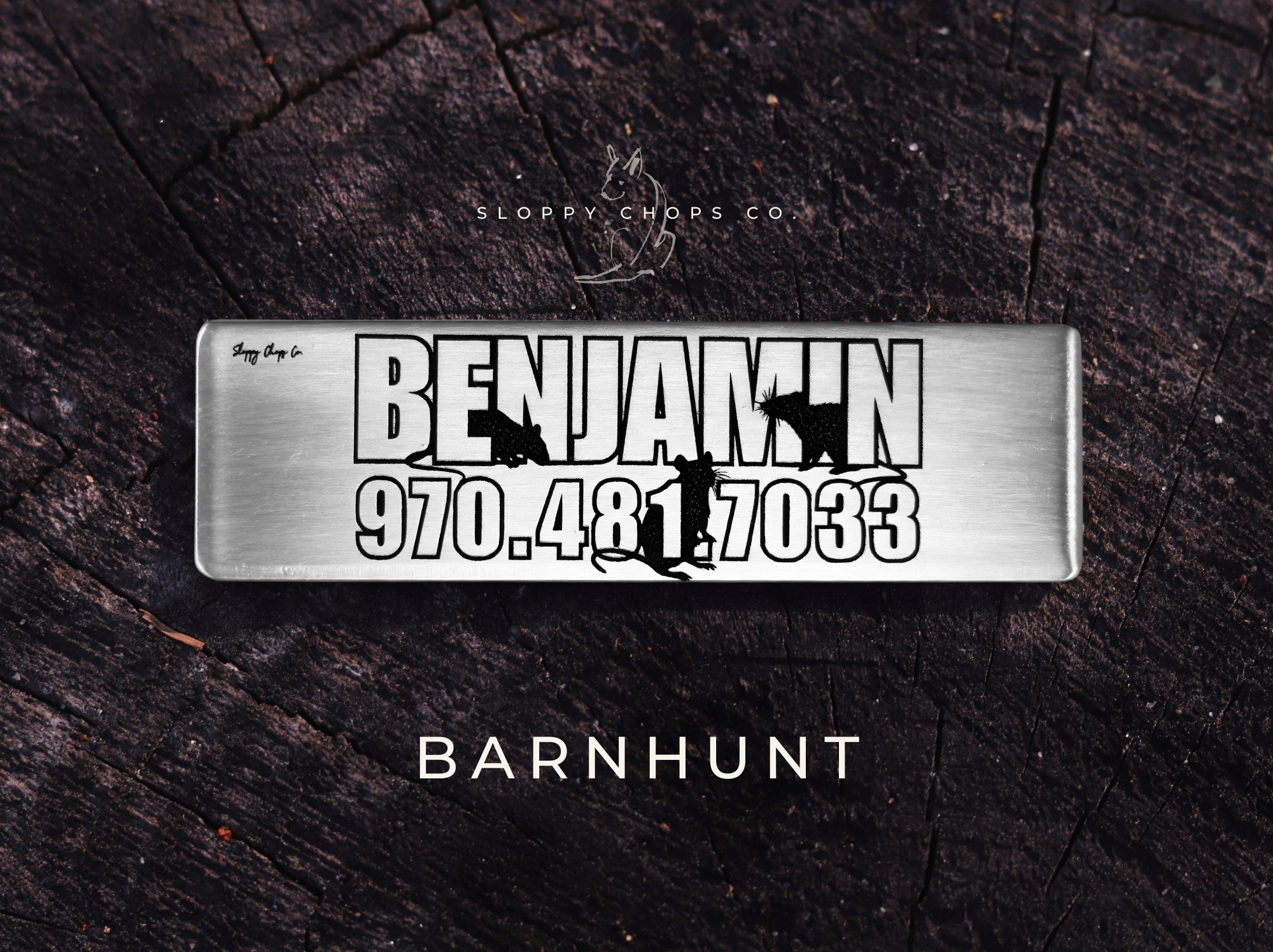 Designer Rivet-On Tag