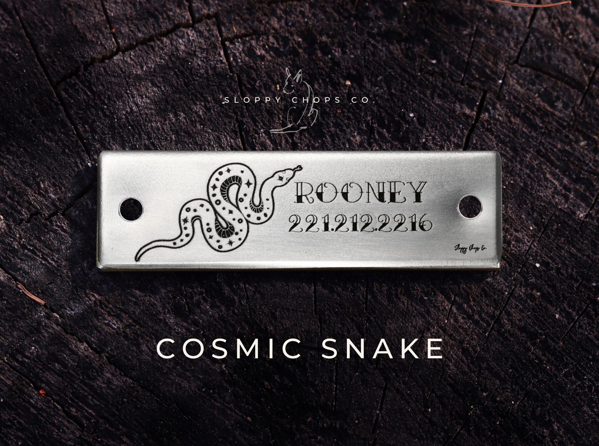 Designer Rivet-On Tag