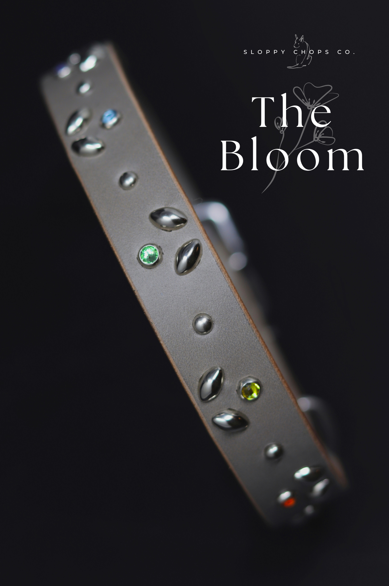 The 'Bloom' Leather Collar (1