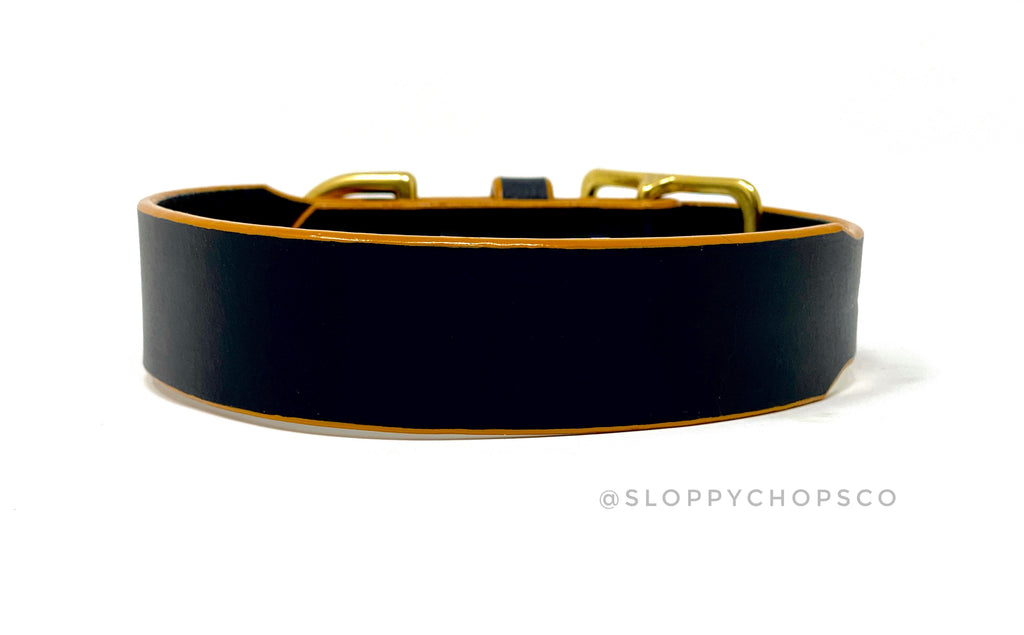 Classic Leather Buckle Collar